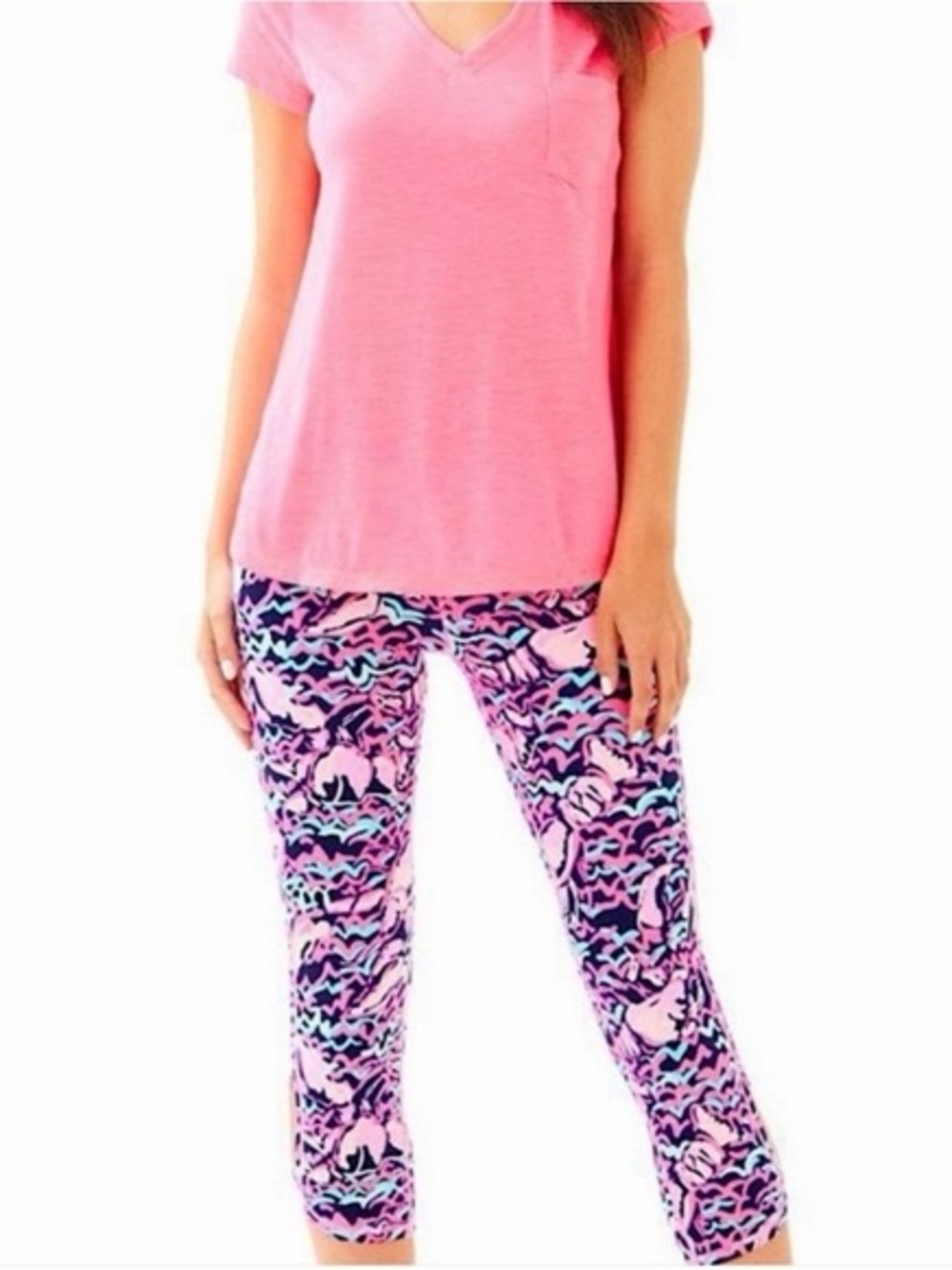 Lilly Pulitzer lobstah roll leggings